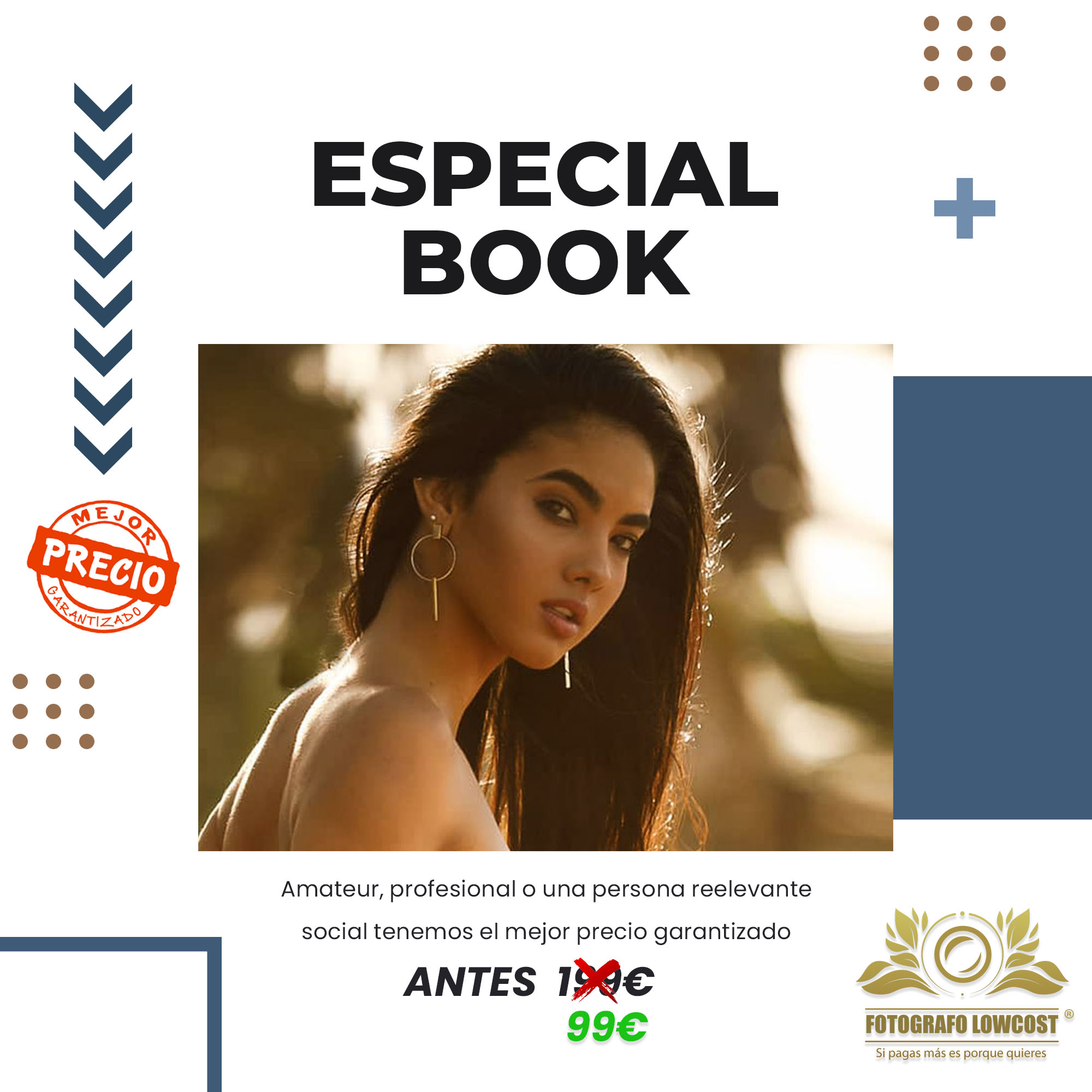 fotografo en book de fotos para amateur o modelos profesionales Solana de los Barros 